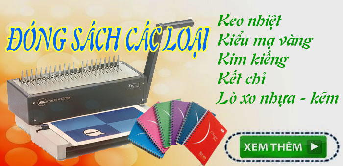 Gia công sau in - Đóng sách